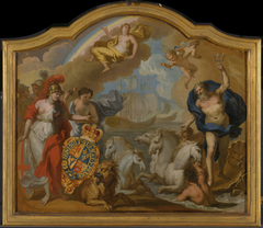 Allegory of the Power of Great Britain by Sea, design for a decorative panel for George I's ceremonial coach