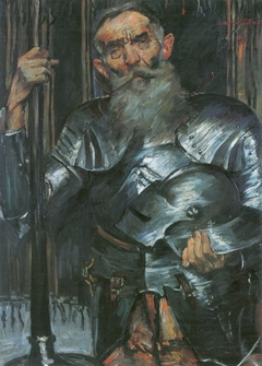 Alter Mann in Ritterrüstung by Lovis Corinth