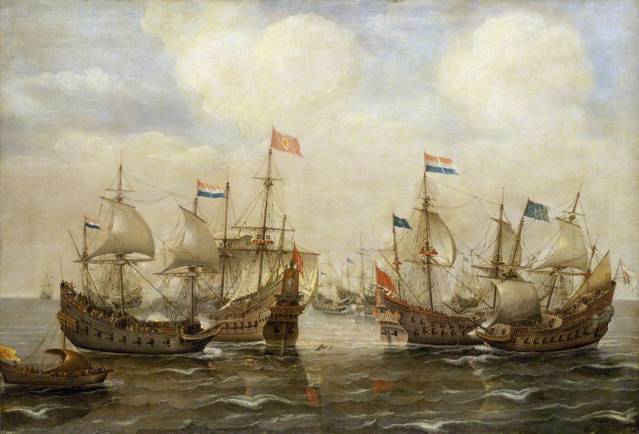 An Engagement Between the Spanish and the Dutch, circa 1630