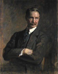 Andrew Bonar Law, 1858 - 1923. Statesman (study for portrait in Statesmen of World War I, 1914 - 1918, in the National Portrait Gallery, London) by James Guthrie