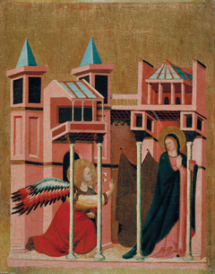 Annunciation by Master of the Cini Madonna