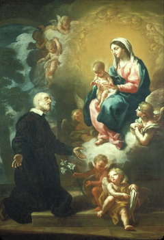 Apparition of the Virgin to Saint Philip Neri by Étienne Parrocel