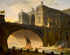 Architectural Fantasy by Hubert Robert