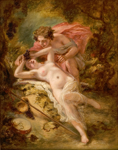 Bacchus et Érigone by Octave Tassaert