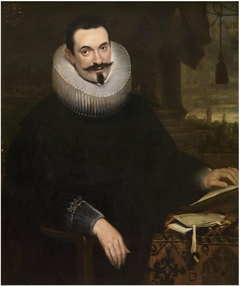 Barthel van den Berghe, notaris by Cornelis de Vos