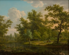 Boomrijk landschap by Willem Uppink