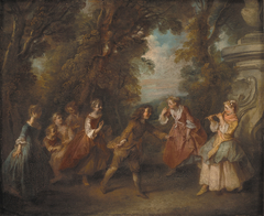 Children Playing in the Open by Nicolas Lancret