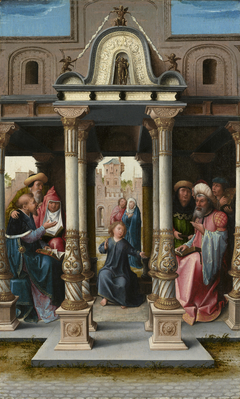 Christ among the Doctors [obverse] by Bernard van Orley