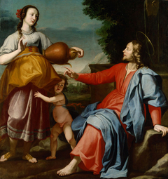 Christ and the Woman of Samaria by Lorenzo Lippi