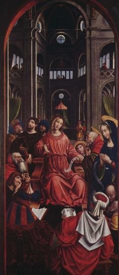 Christ Teaching in the Temple by Defendente Ferrari