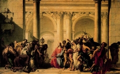 Christ with the Woman Taken in Adultery by Giovanni Domenico Tiepolo