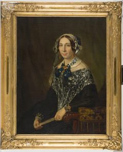 Claire Jacqueline Loke (1811-1873). Echtgenote van Alexander Theodor Struth by Willem Karel Frederik Travers