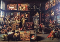Collection of Cornelis de Geest with Paracelsus by Willem van Haecht