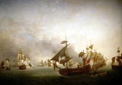 Combat naval de l'île de la Grenade by Jean-François Hue