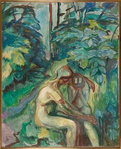 Consolation in the Forest by Edvard Munch