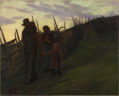 Cotter Family on the Way Home by Marie Hauge