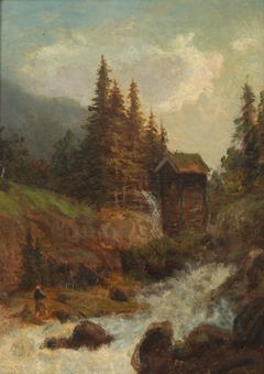 Creek with mill