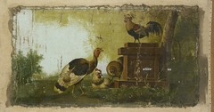 Decorative Piece with Poultry