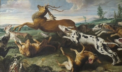 Deer Hunt by Paul de Vos
