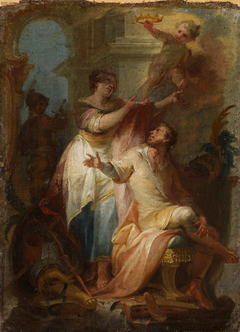 Die Heiligen Theodora von Alexandrien und Didymus by Johann Wolfgang Baumgartner