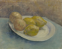 Dish with Citrus Fruit by Vincent van Gogh