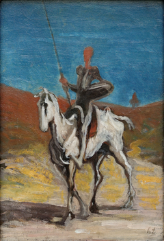 Don Quijote and Sancho Panza by Honoré Daumier