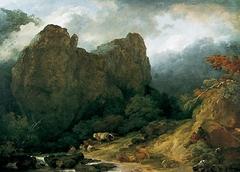 Dovedale in Derbyshire by Philip James de Loutherbourg