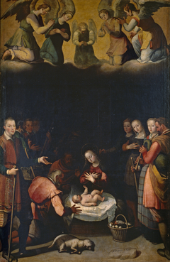 El nacimiento de Cristo by Juan Pantoja de la Cruz