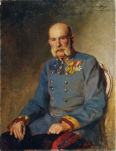 Emperor Franz Joseph I in the service uniform of an Austrian field marshal