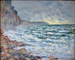 Fécamp, seaside by Claude Monet