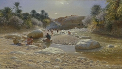 Femmes à la rivière by Antoine Gadan