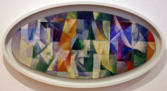 Fenêtres ouvertes simultanément Ière partie 3e motif by Robert Delaunay