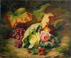 Flowers and Fruit by Simon Saint-Jean