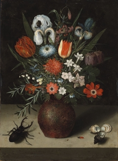 Flowers in a Vase by Peter Binoit