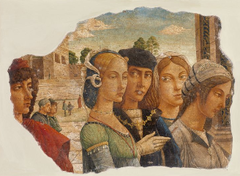 Fresco Fragment by Icilio Federico Joni