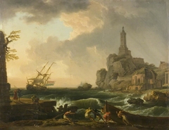 Genoa Lighthouse and the Temple of Minerva Medica