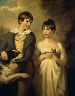 George Stewart (d.1809) and his Sister Maria Stewart (d.1846) as Children by Henry Raeburn