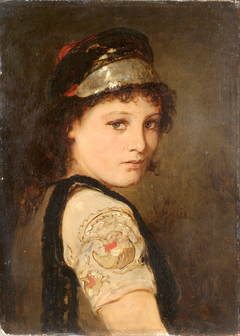 Girl from Megara by Nikolaos Gyzis