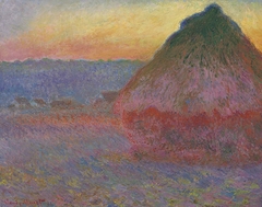 Grainstack in the Sunlight by Claude Monet