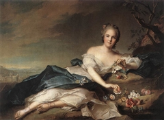 Henriette of France as Flora by Jean-Marc Nattier