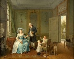 Het gezin van mr. Arent Anthoni Roukens by Willem Joseph Laquy