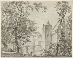 Het kasteel de Haar bij Utrecht by Jacob Elias van Varelen