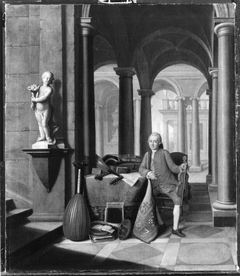 Hofmusikus mit Violine (Johann Georg Holzbogen)