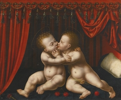 Holy Infants embracing by Anonymous