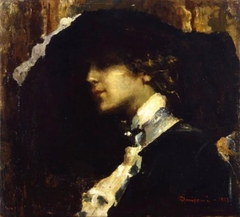 Il cappello nero (Amisani) by Giuseppe Amisani