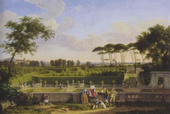Im Park der Villa Doria Pamphilj by Johann Christian Reinhart
