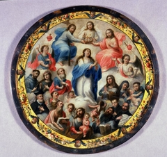 Immaculate Conception and Saints by Manuel Serna