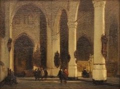 Interior of the Church of St Lawrence in Rotterdam by Johannes Bosboom