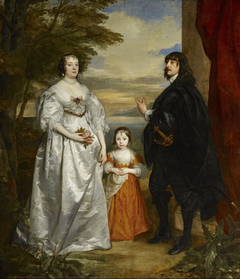James, Seventh Earl of Derby, His Lady and Child
