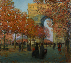 L'Arc de Triomphe de l'Étoile by Louis Claude Paviot
